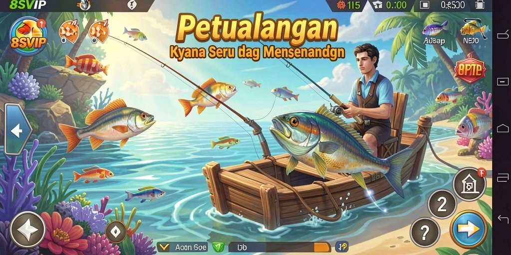 Tangkapan besar saat bermain 8SVIP dengan teman-teman.