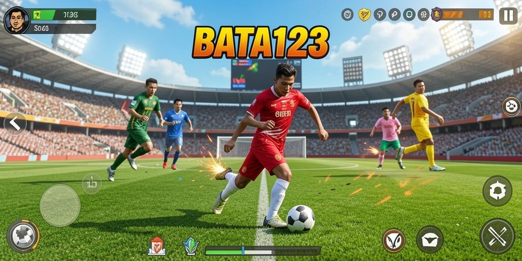 Screenshot gameplay BATA123 yang menampilkan aksi pertandingan yang seru.