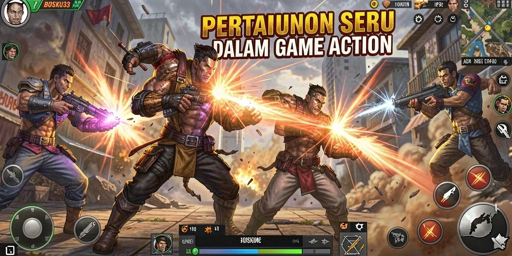 Tampilan menarik dari gameplay seru BOSKU33.