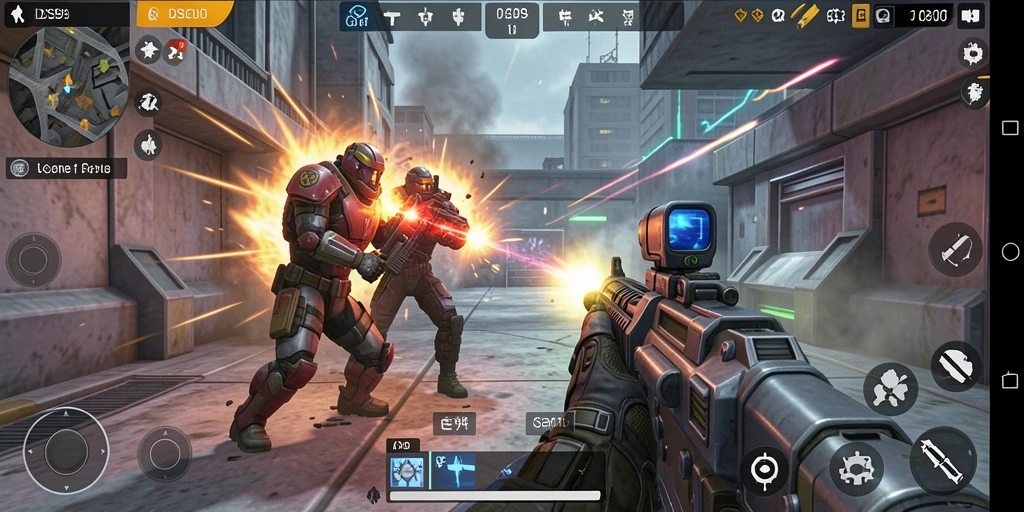 Gameplay seru DS99 yang memukau dan penuh aksi.