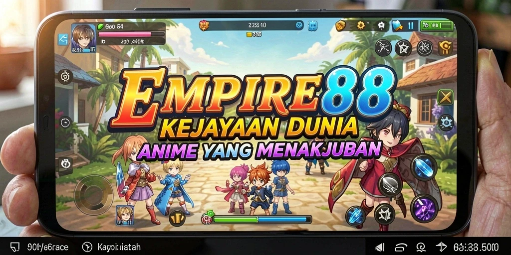 Tampilan menarik dari gameplay EMPIRE88 dalam dunia anime.