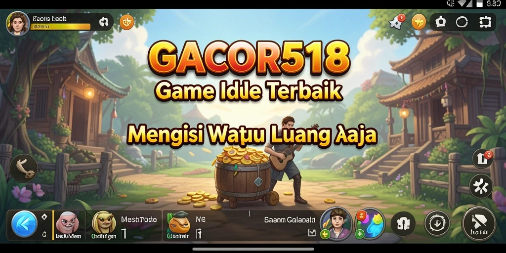Tampilan gameplay menarik dari GACOR518 saat bermain Idle.