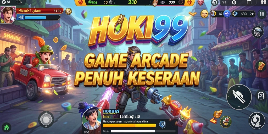 Screenshot gameplay HOKI99 menampilkan aksi seru dalam game Arcade.