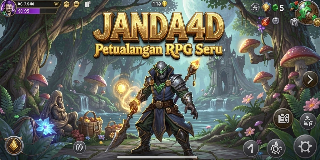 Tampilan menarik dari gameplay RPG JANDA4D yang penuh petualangan.