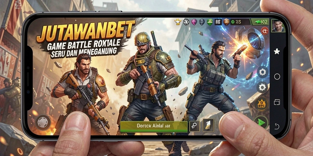 Tampilan gameplay seru dalam JUTAWANBET yang menampilkan pertempuran intens.