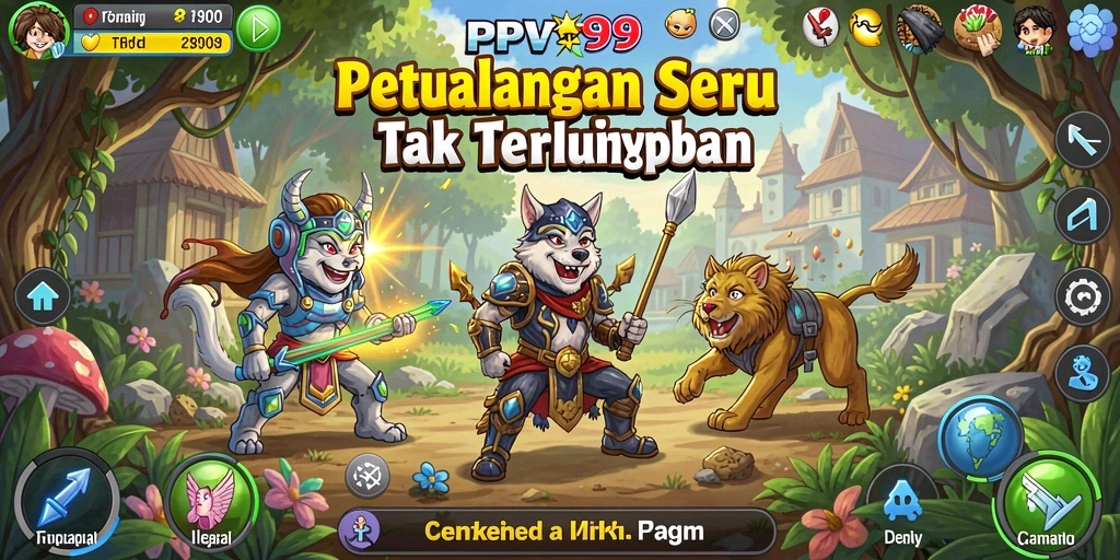 Tampilan gameplay PPV99 yang mengasyikkan dan penuh petualangan.