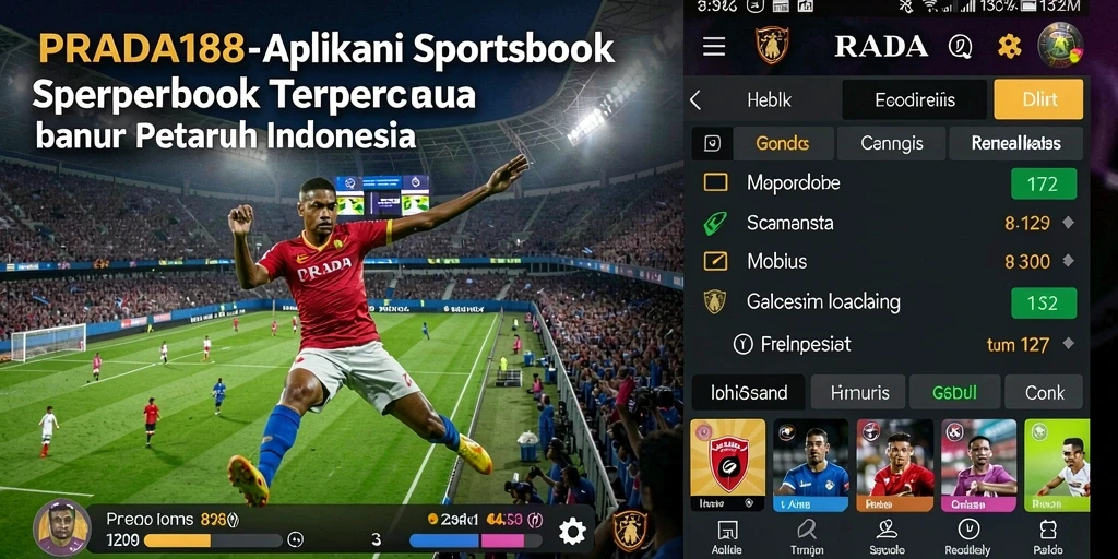 Tampilan permainan taruhan olahraga yang menarik dan interaktif.