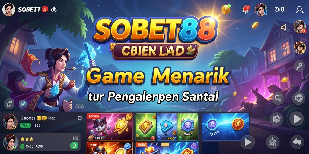 Tampilan gameplay SOBET88 yang menarik dan santai.