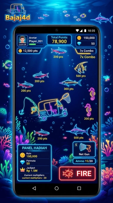 Tampilan utama aplikasi bajaj4d untuk pengunduhan.