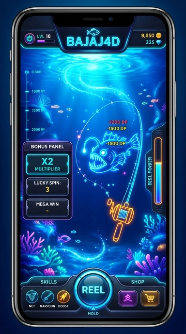 Screenshot saat pengguna melakukan pencarian aplikasi di bajaj4d.